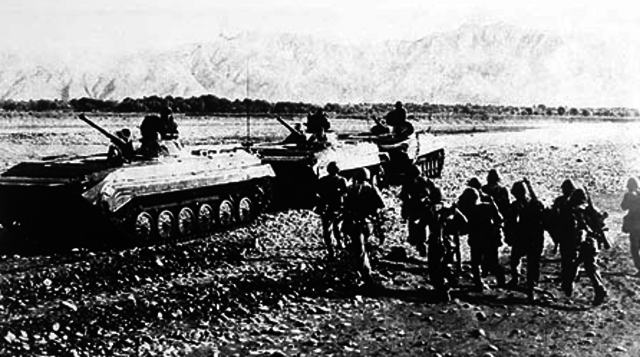 Soviets invades Afghanistan