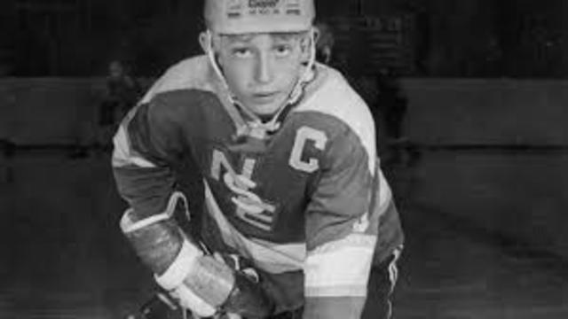 Wayne ends his first hockey season playing at his age.