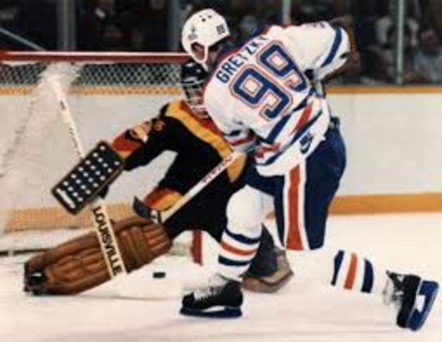 Setting Wayne's first record.