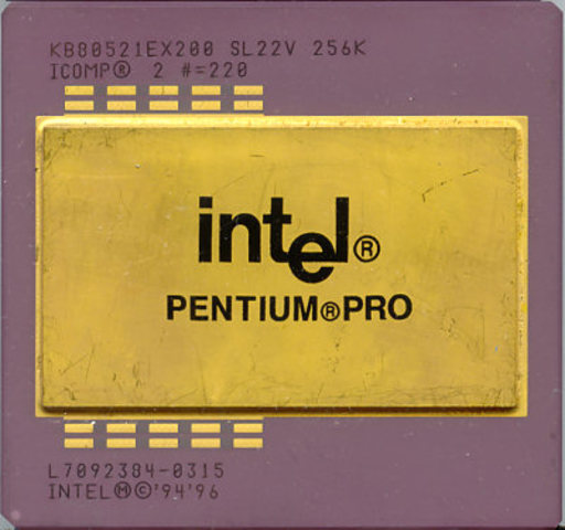 Procesador Intel pentium pro