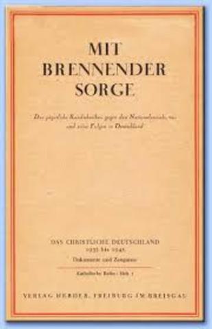 Mit brennender Sorge - (Con ardiente inquietud) - Papa Pío XI