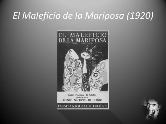 Primera obra teatral.