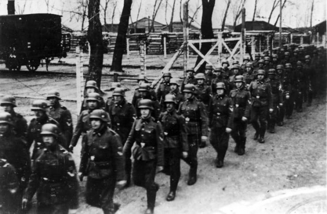 SS troops Guard Concentration Camps