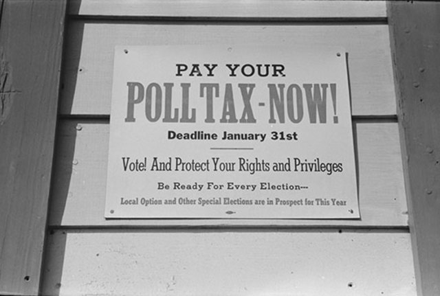 24th Amendment; Outlawing Poll Tax