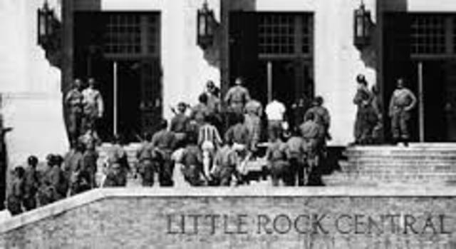 Integration of Little Rock Central High School
