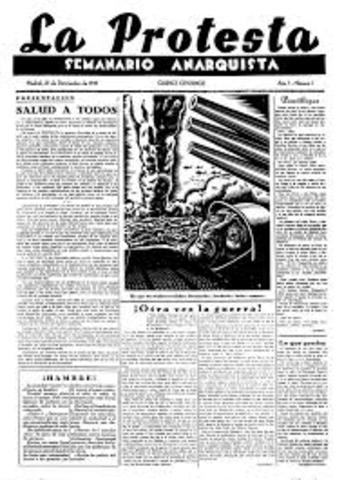 Creación del diario La Protesta