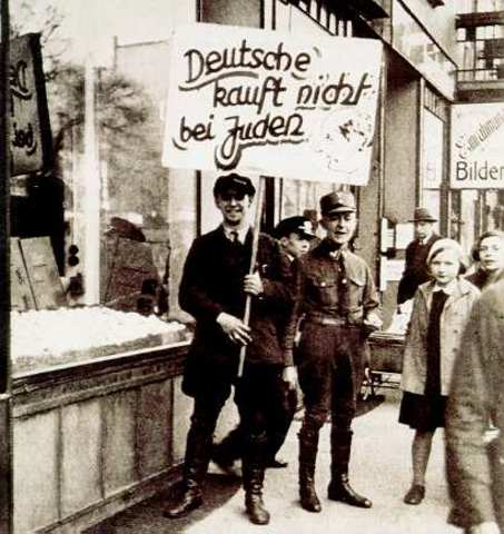 Boykott von jüdischen Geschäften