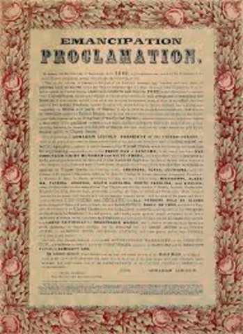 Lincoln issues the Emacipation Proclamation (REAL)