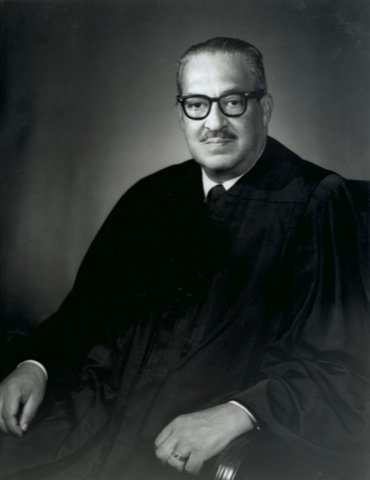 Thurgood Marshall first black Supreme Court Justice