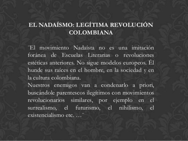 Origen del Nadaismo