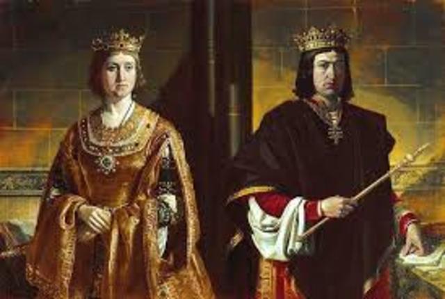 Isabel I de Castilla y Fernando II de Aragon se casan.