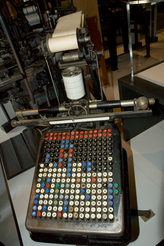 Tolbert Lanston Demonstrates Monotype Typesetting