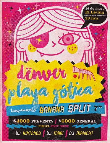 Dënver + Playa Gótica + Fiesta postshow