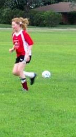 I started soccer