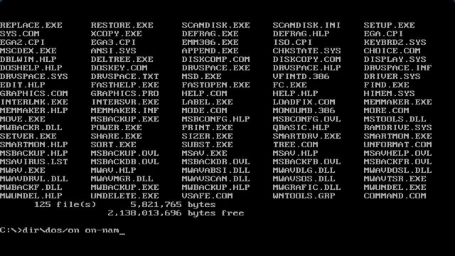 Microsoft presenta su sistema operativo MS-DOS, por encargo de IBM.