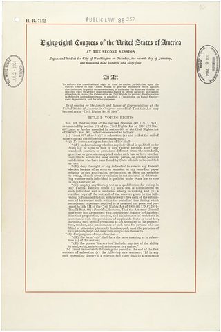 The Civil Rights Ach of 1964