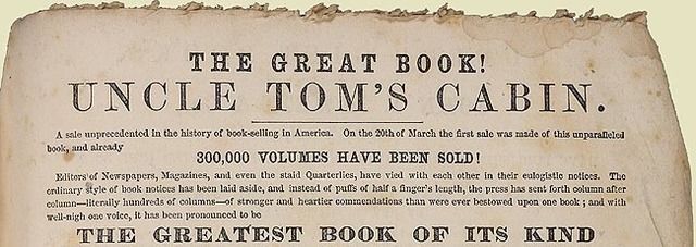 Uncle Tom's Cabin published