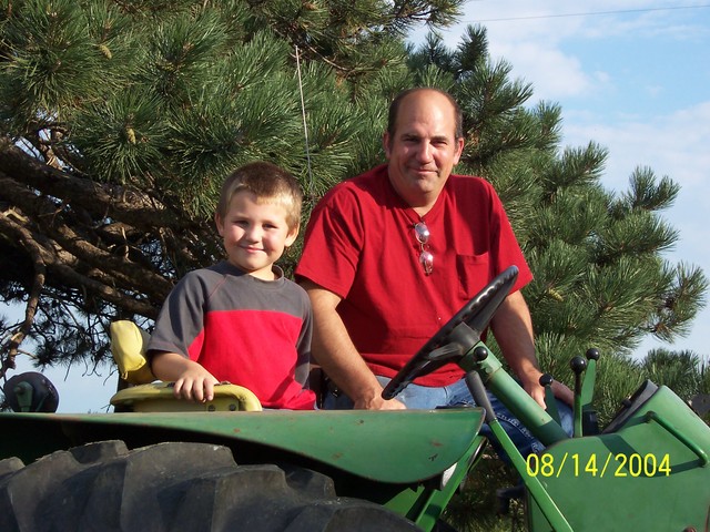 First Time drove tractor