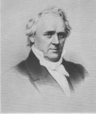 James Buchanan is sworn into office