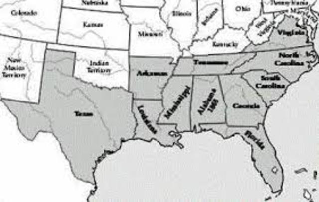 Confederate States Of America Formed