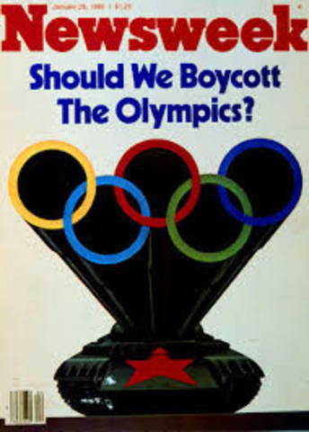 U.S. Boycott Summer Olympics