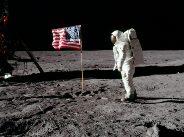 NASA's first moon landing