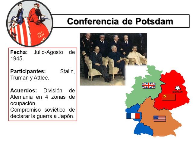 Conferencia en Potsdam (del 17 de julio al 2 de agosto)