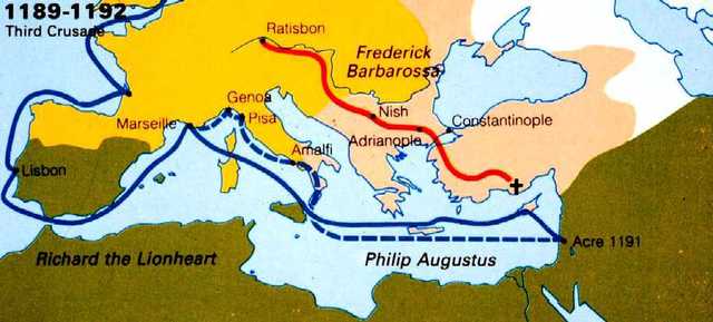 Start of Third Crusade