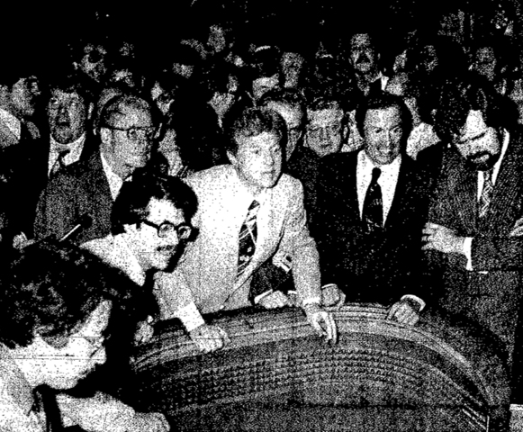 Opening day at Atlantic city's first legal casino