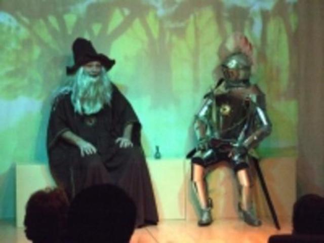 El Caballero va con Merlin