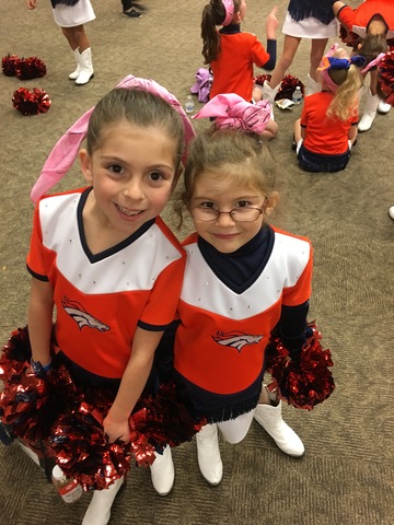 Junior Denver Bronco Cheerleader