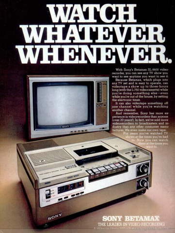 VCRs introduced