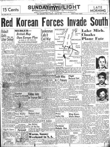 Start of Korean War