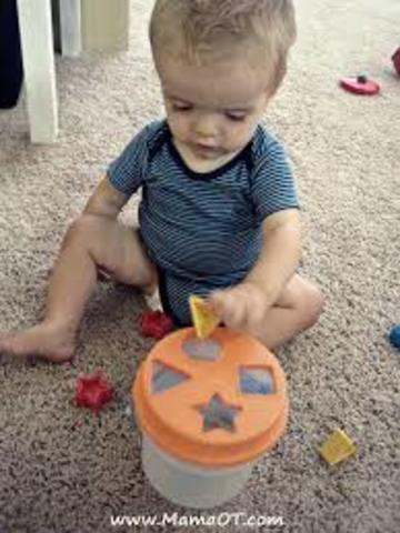 16 to 18 months / intellectual development