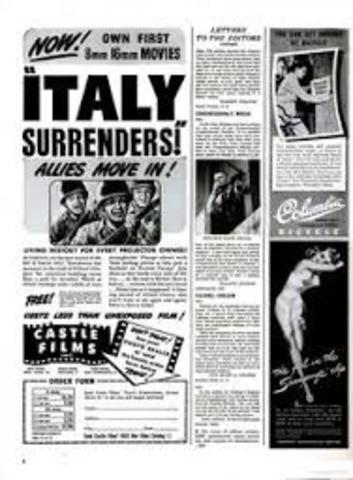Italy surrenders to Allies