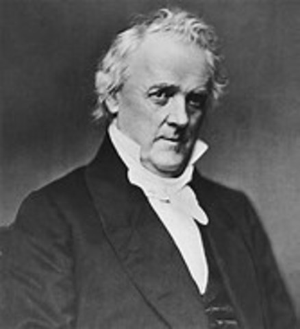 James Buchanan sworn Into Office As The 15th President
