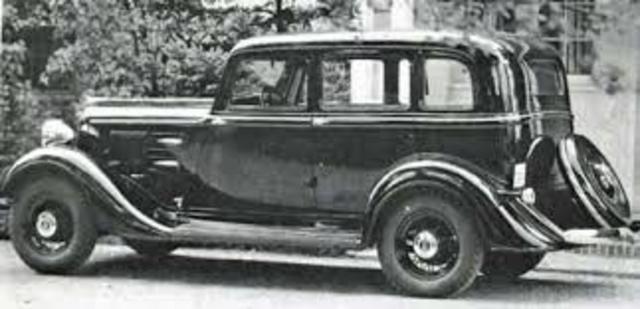 1934 Primer automóvil moderno