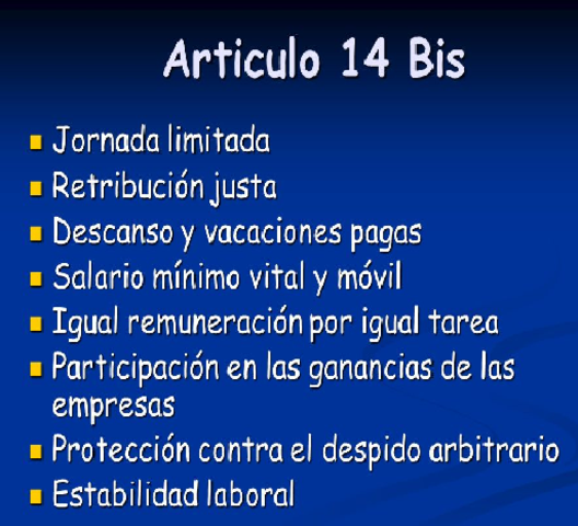 Derechos sociales del trabajador
