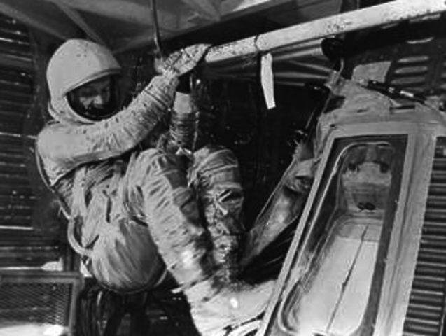 John Glenn orbits the Earth three times