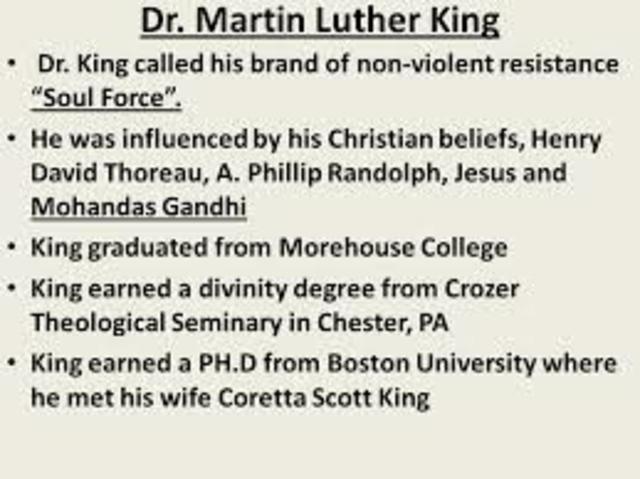 Ghandi, Thoreau, Randolph