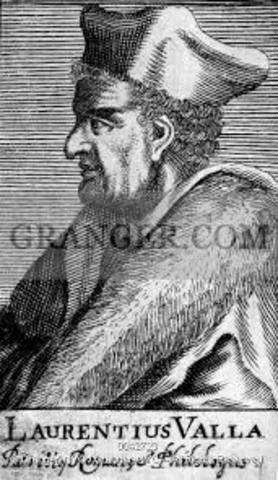Lorenzo Valla (1407- 1457)