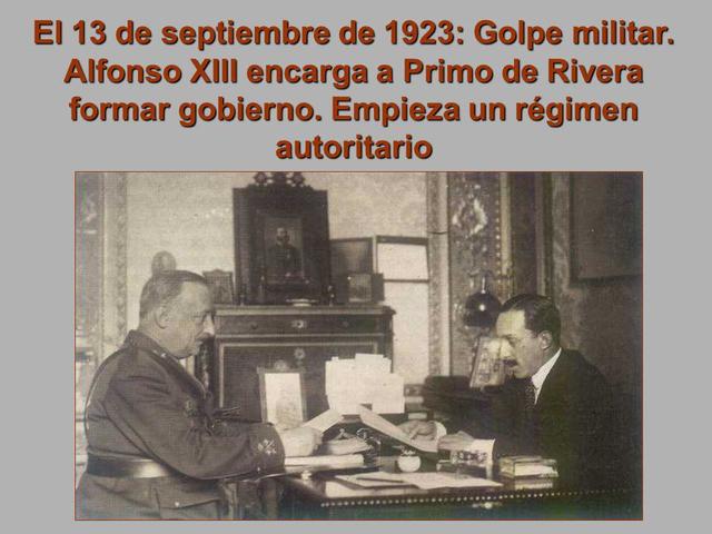 Golpe de Estado de Primo de Rivera