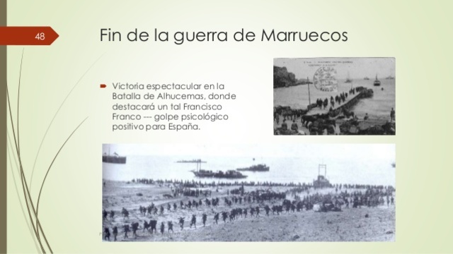 Fin de la guerra en Marruecos