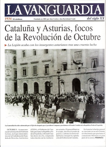 La revolución de octubre en Cataluña