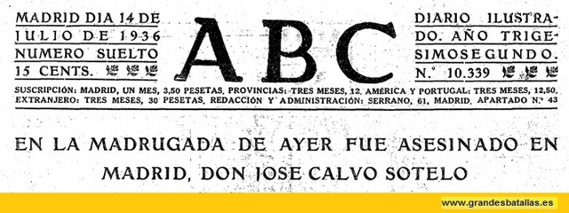 Asesinato de Calvo Sotelo