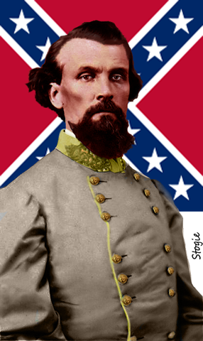 Forrest's ancestor, Nathan Bedford Forrest, was one of the first members of the KKK.