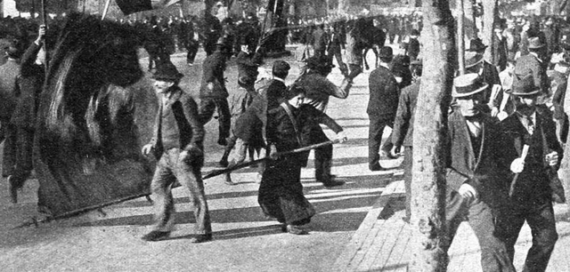 Otro primero de Mayo.. Otra represion