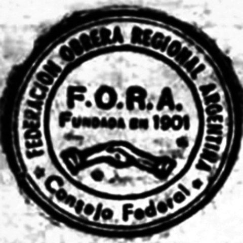 Acto de la FORA (Federacion Obrera Regional Argentina)