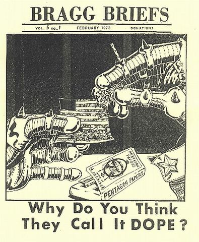 North Carolinian collage shuts down cafeteria so they could protest about Vietnam war.