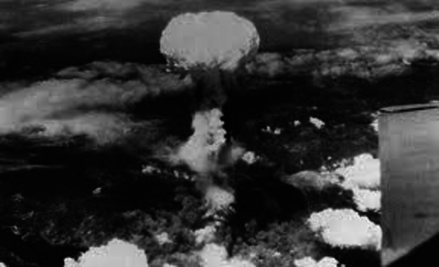 Dropping of the atomic bomb